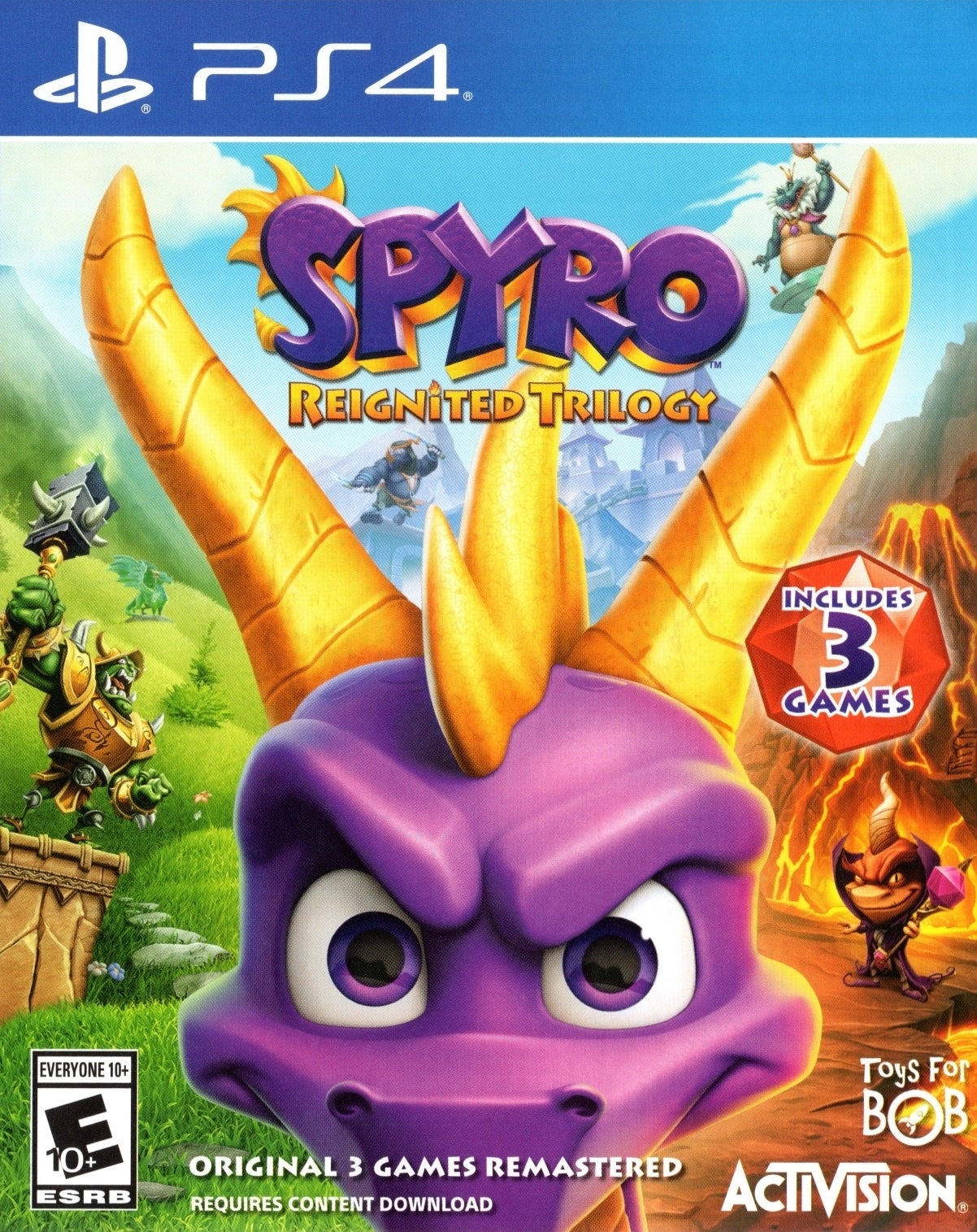 Spyro Reignited Trilogy PS4 - Video Game - Used - CaveGamers