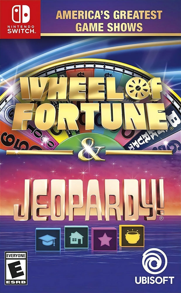 America's Greatest Game Shows: Wheel of Fortune & Jeopardy Switch - Video Game - Used - CaveGamers