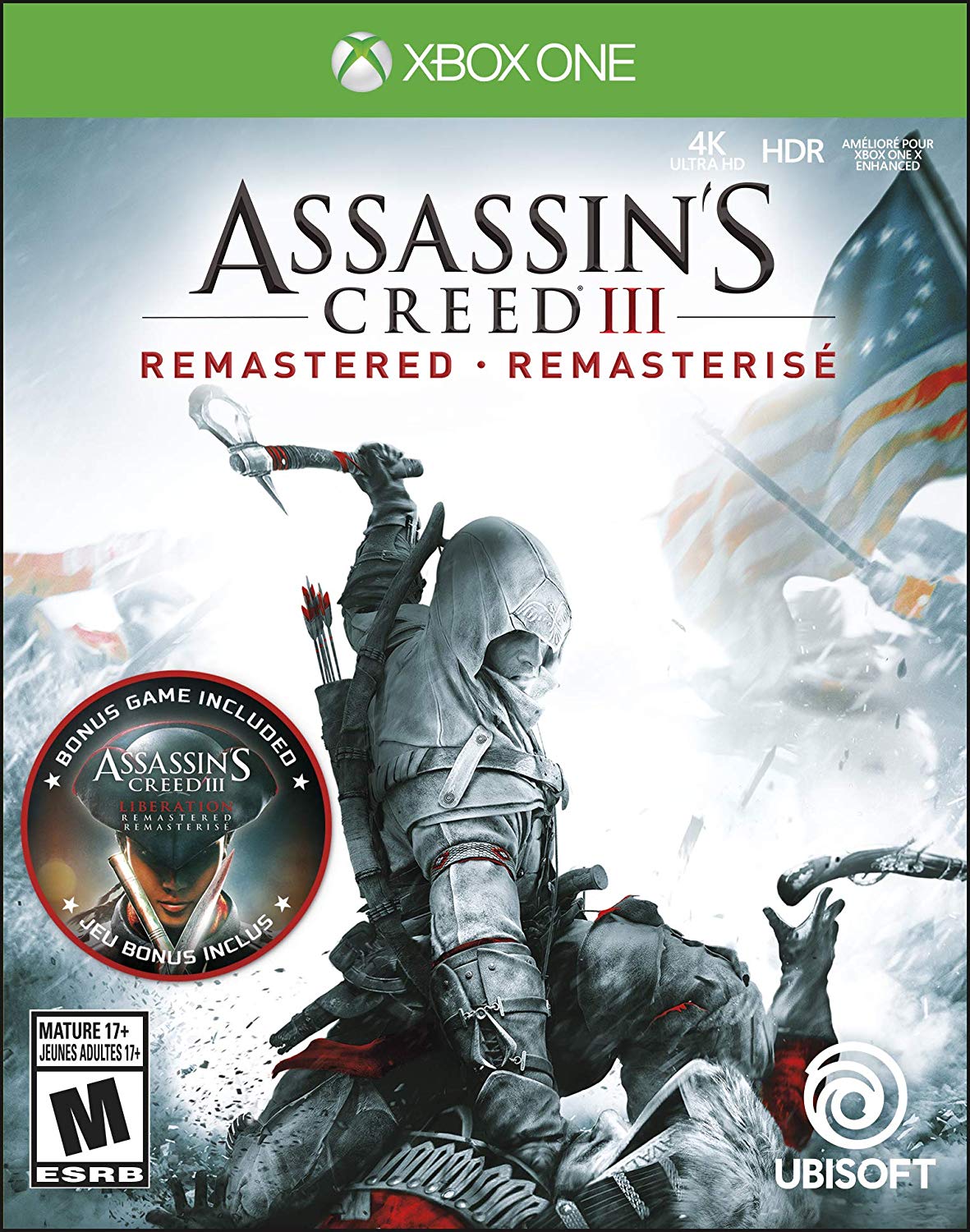 Assassin's Creed III Remastered Xbox One - Video Game - Used - CaveGamers
