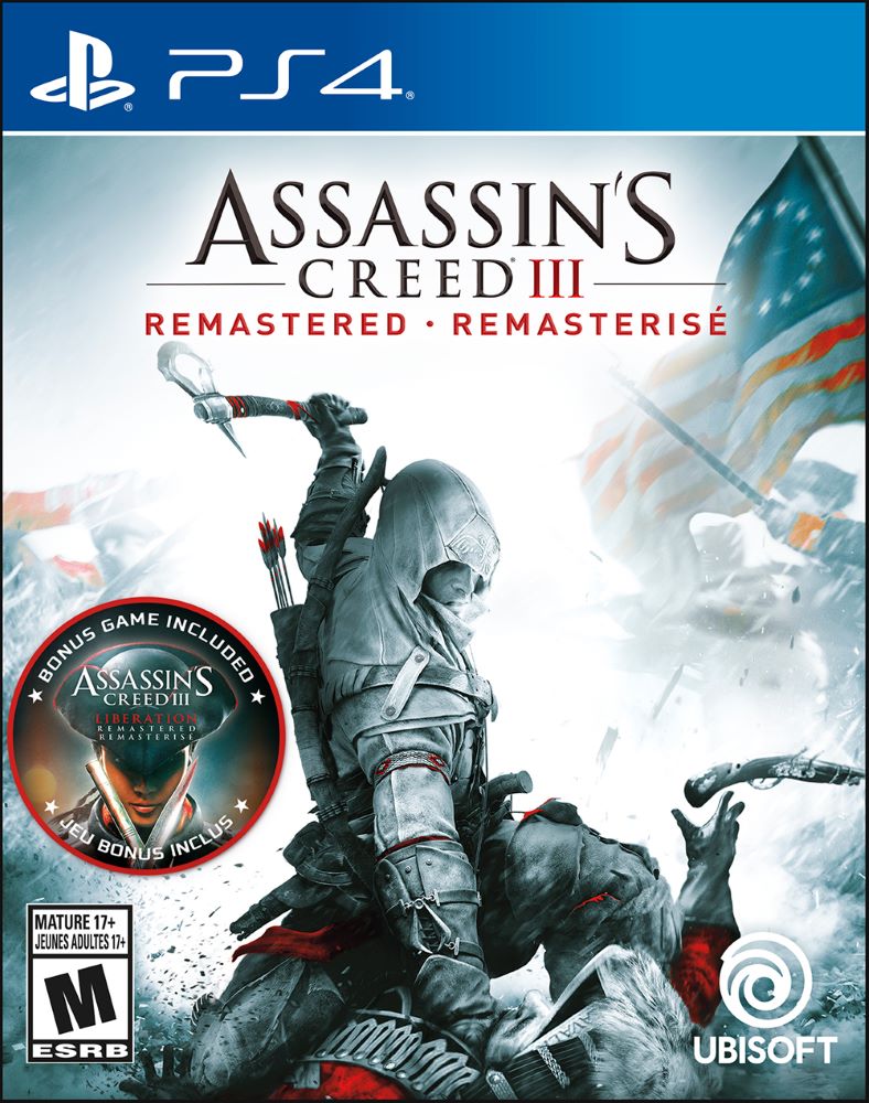 Assassin's Creed III Remastered PS4 - Video Game - Used - CaveGamers