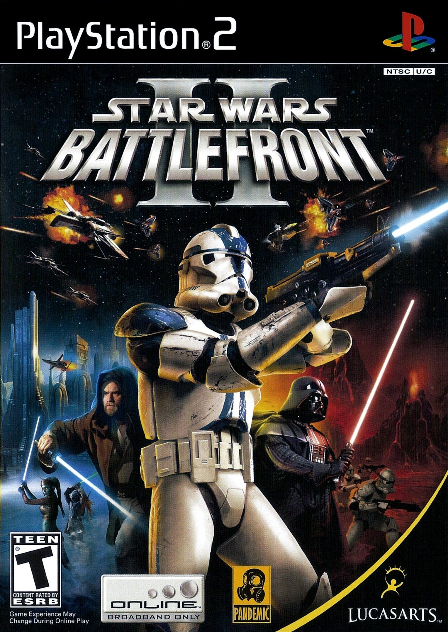 Star Wars Battlefront II PS2 - Video Game - Used - CaveGamers