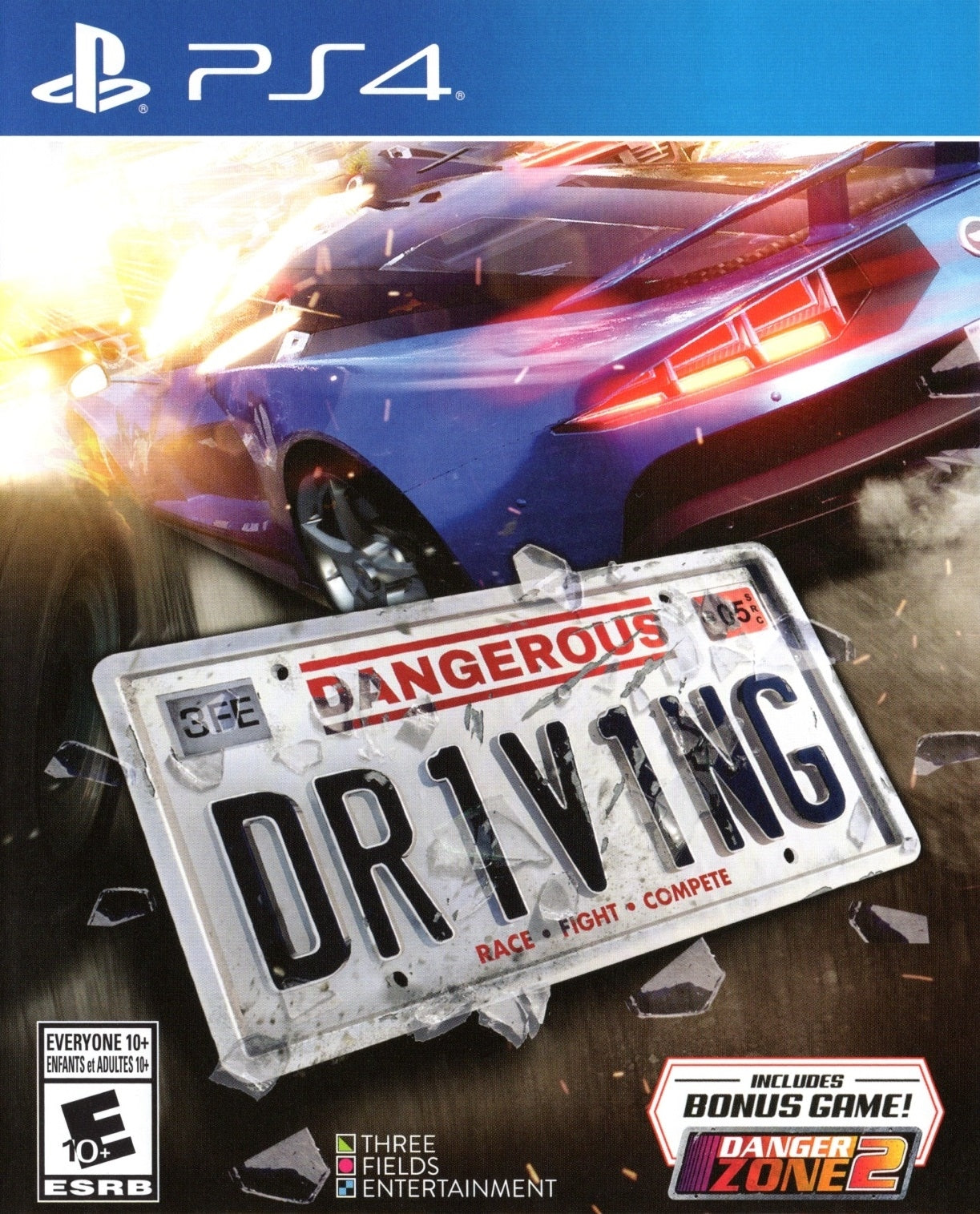 Dangerous Driving PS4 - Video Game - Used - CaveGamers