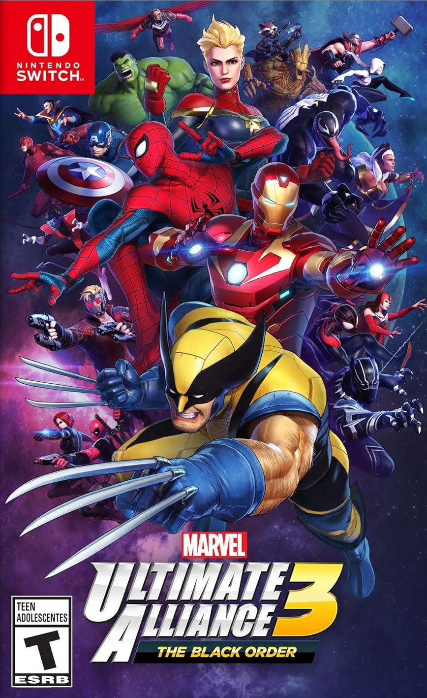 Marvel Ultimate Alliance 3: The Black Order Switch - Video Game - Used - CaveGamers