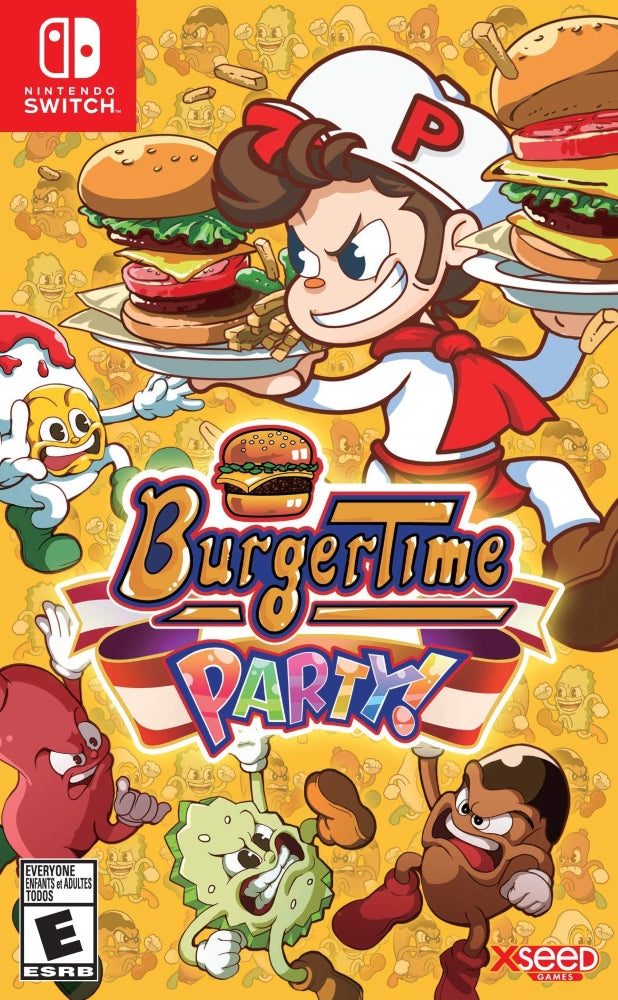 BurgerTime Party Switch - Video Game - Used - CaveGamers