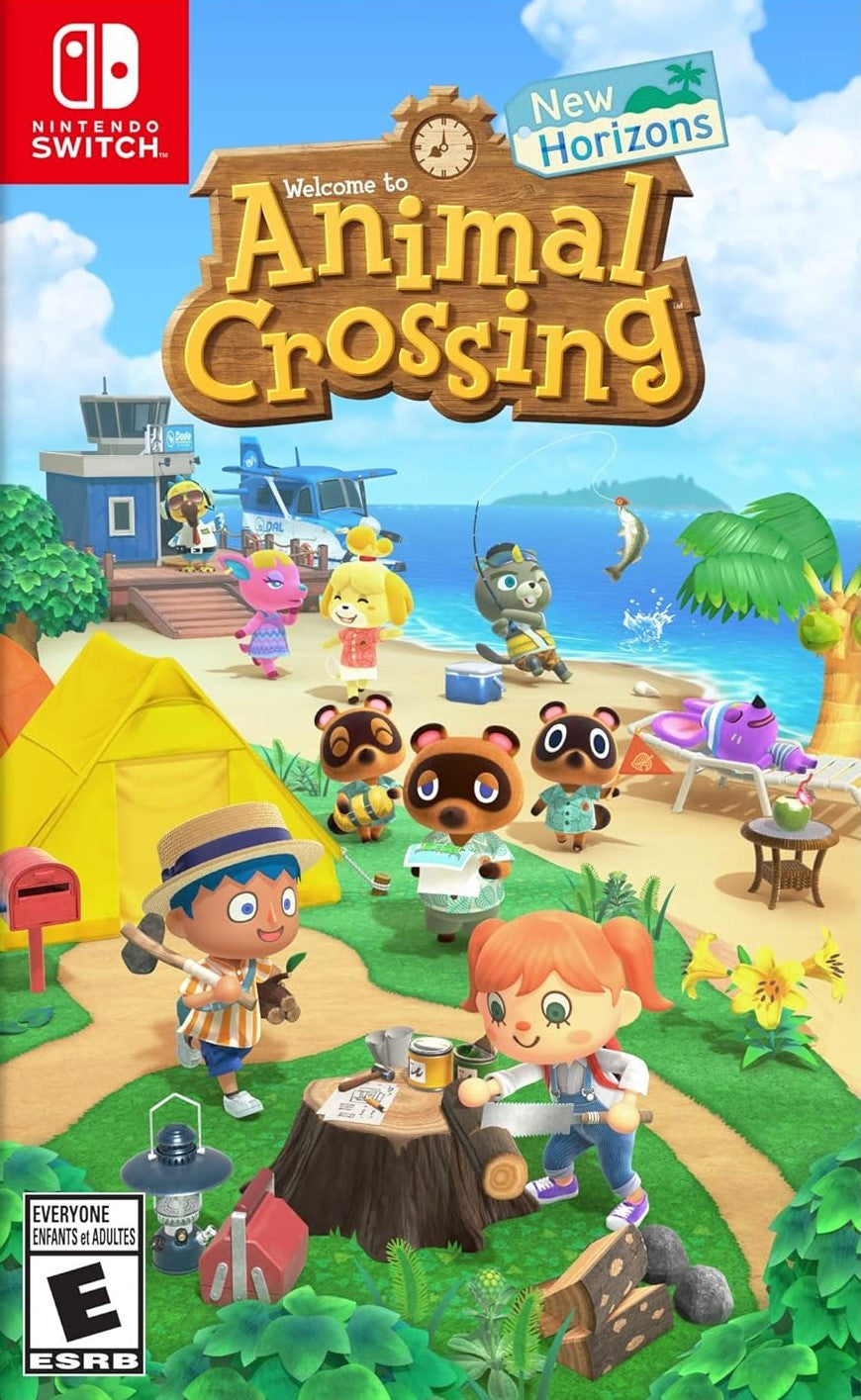 Animal Crossing: New Horizons Switch - Video Game - Used - CaveGamers