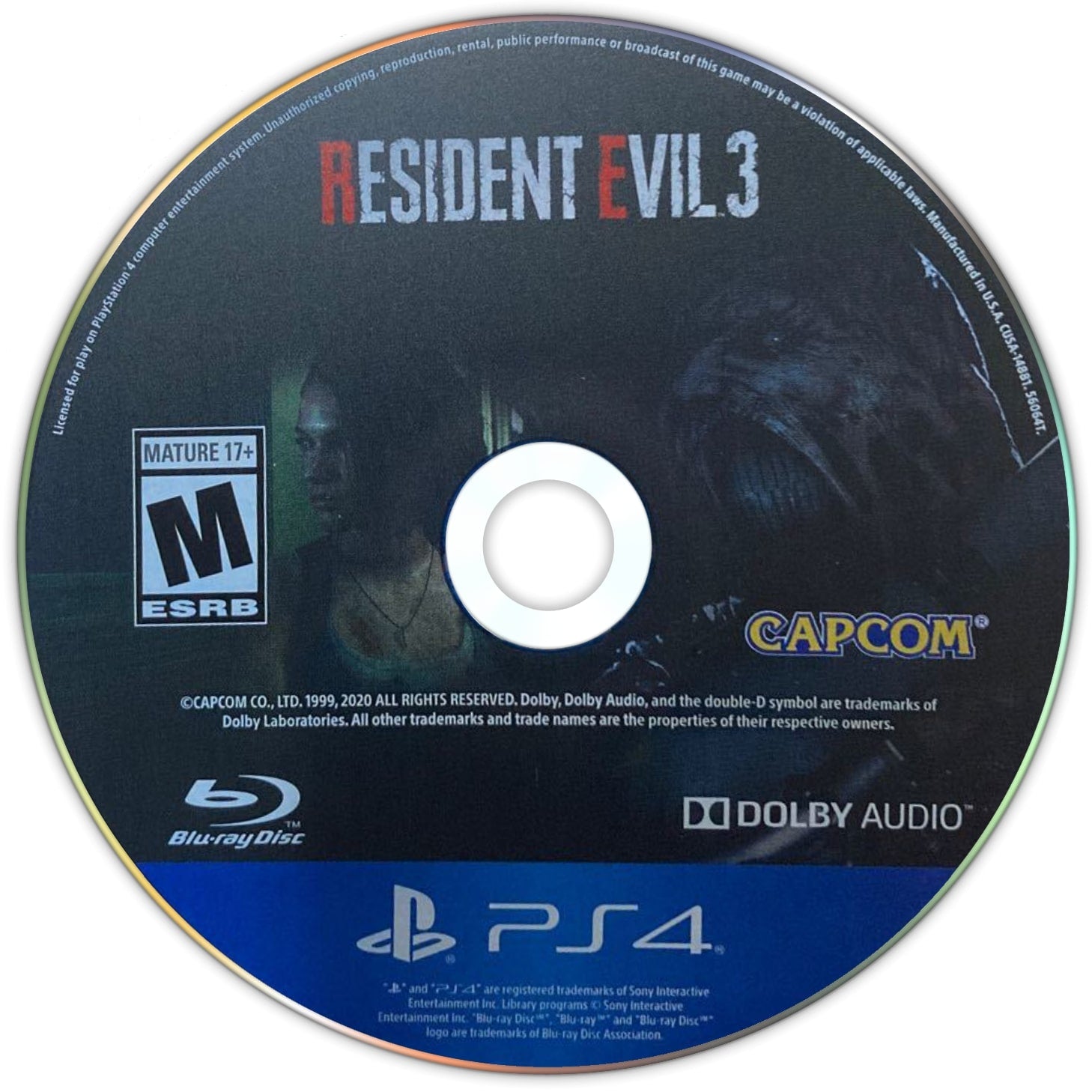 Resident Evil 3 PS4 - Video Game - Used - CaveGamers - Image 3