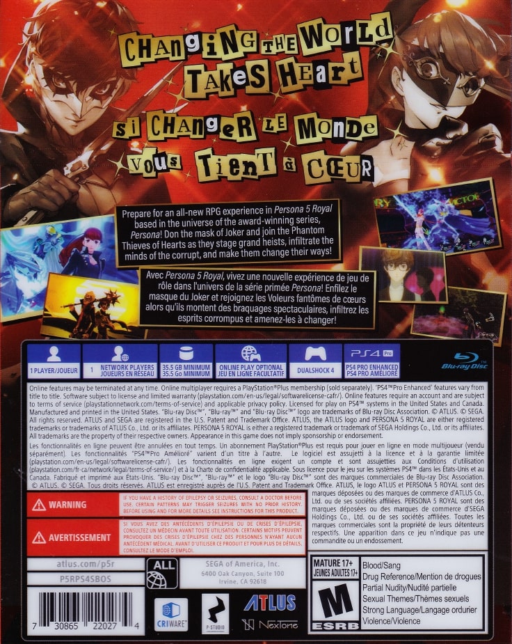 Persona 5 Royal PS4 - Video Game - Used - CaveGamers - Image 2