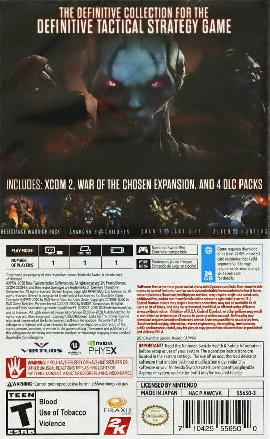 XCOM 2 Collection Switch - Video Game - Used - CaveGamers - Image 2