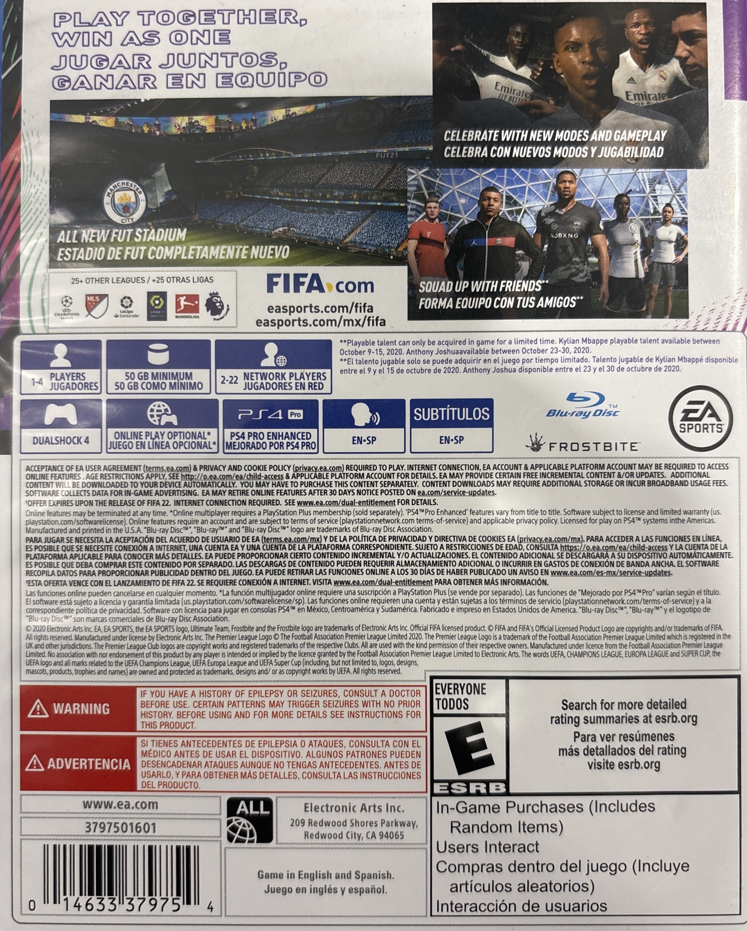 FIFA 21 PS4 - Video Game - Used - CaveGamers - Image 2