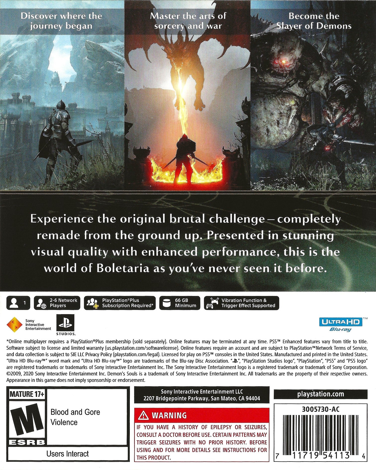 Demon's Souls PS5 - Video Game - Used - CaveGamers - Image 2