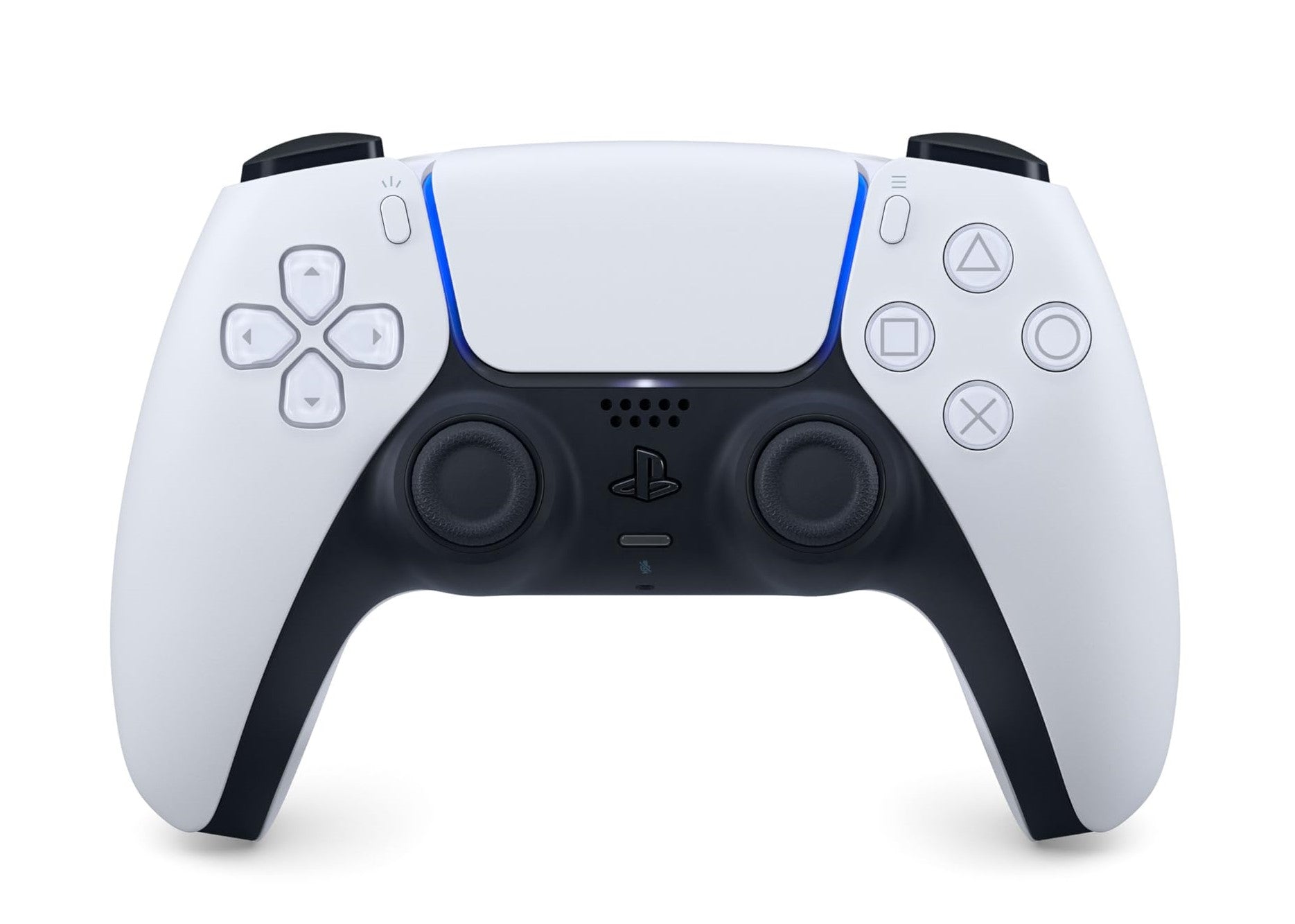 PlayStation 5 DualSense Wireless Controller - White PS5 - Video Game Accessory - Used - CaveGamers