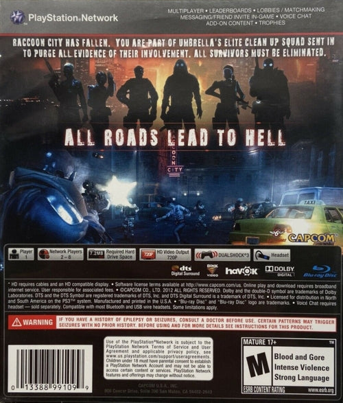 Resident Evil Operation Raccoon City