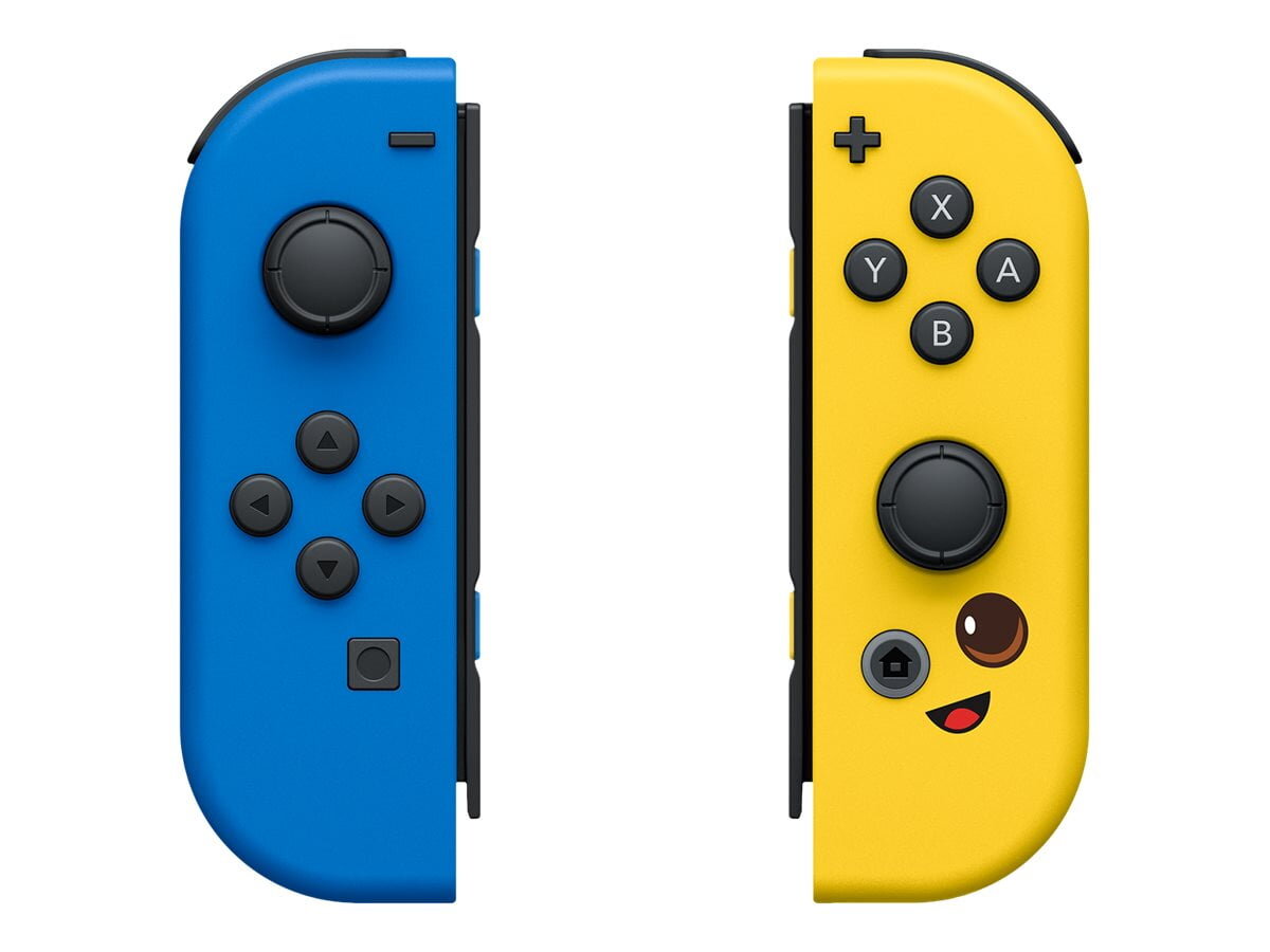 Switch Joy-Con Controllers - Fortnite Edition Blue & Yellow Pair - Video Game Accessory - Used - CaveGamers