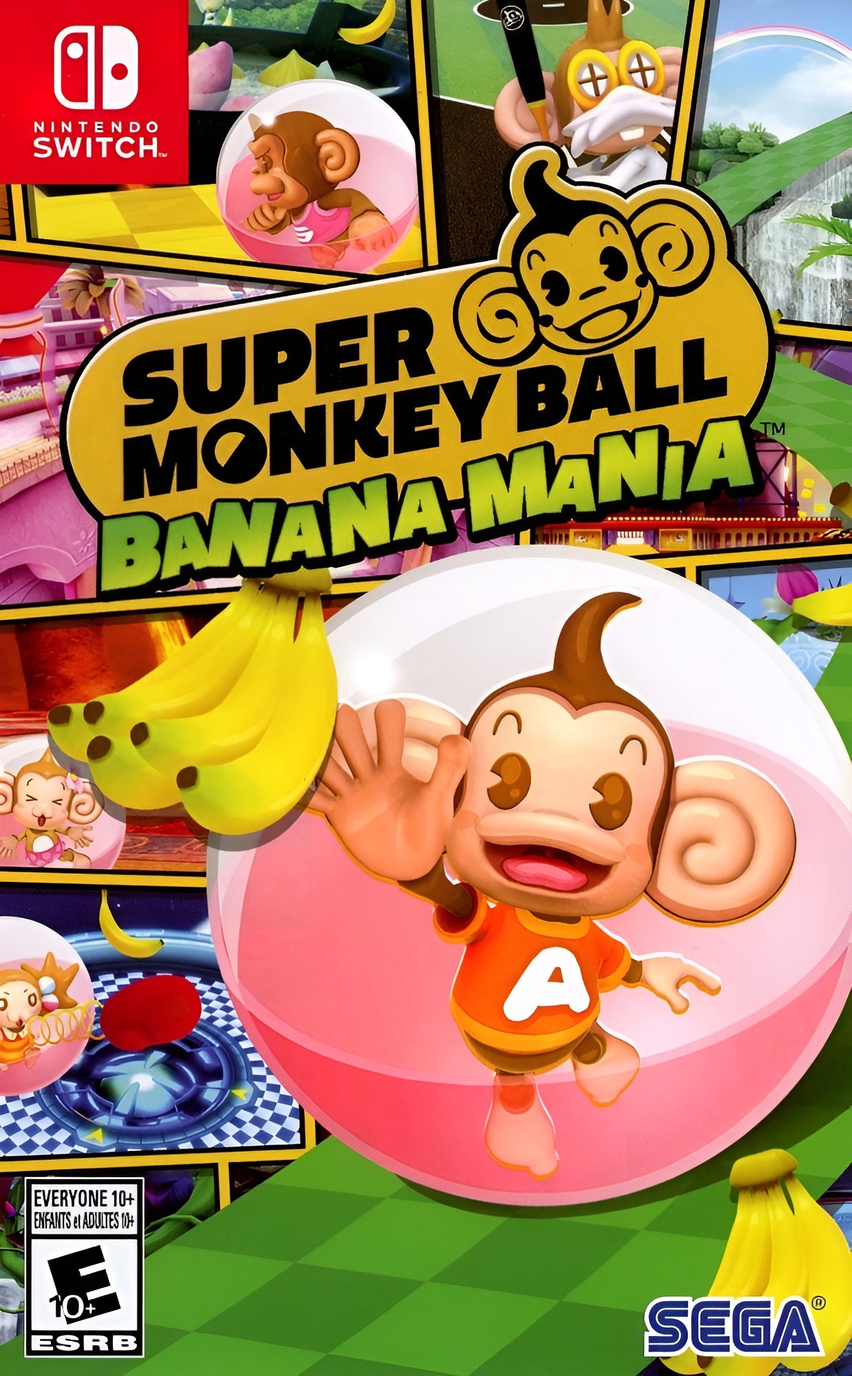 Super Monkey Ball Banana Mania Switch - Video Game - Used - CaveGamers