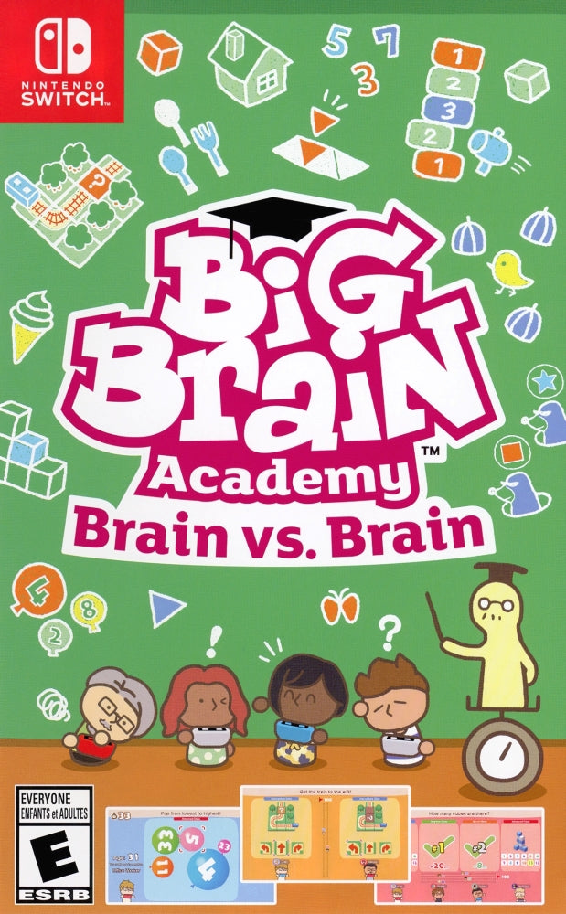 Big Brain Academy: Brain vs. Brain Switch - Video Game - Used - CaveGamers