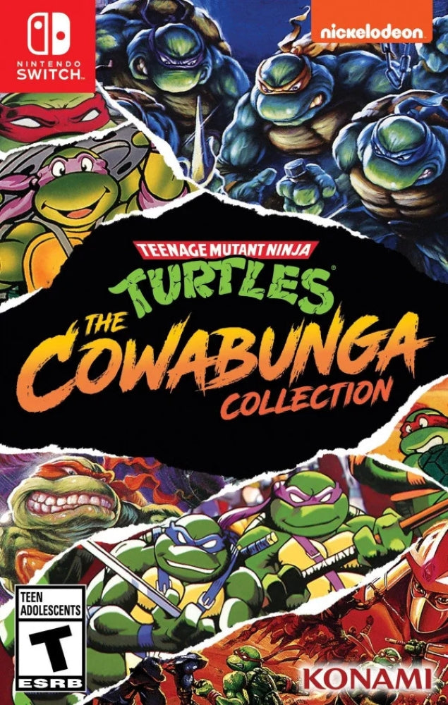 Teenage Mutant Ninja Turtles Cowabunga Collection Switch - Video Game - Used - CaveGamers
