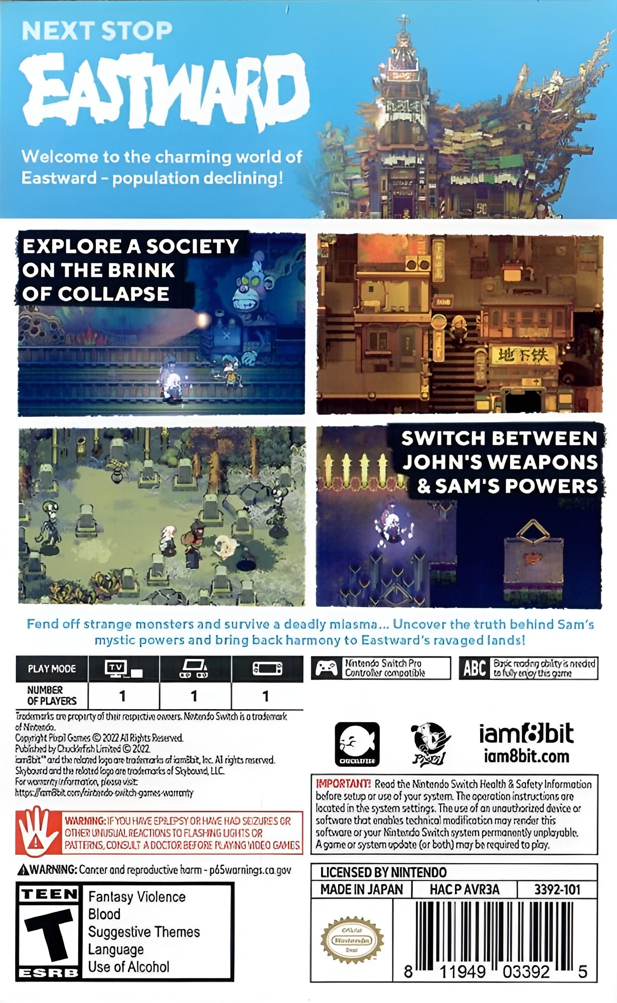 Eastward Switch - Video Game - Used - CaveGamers - Image 2