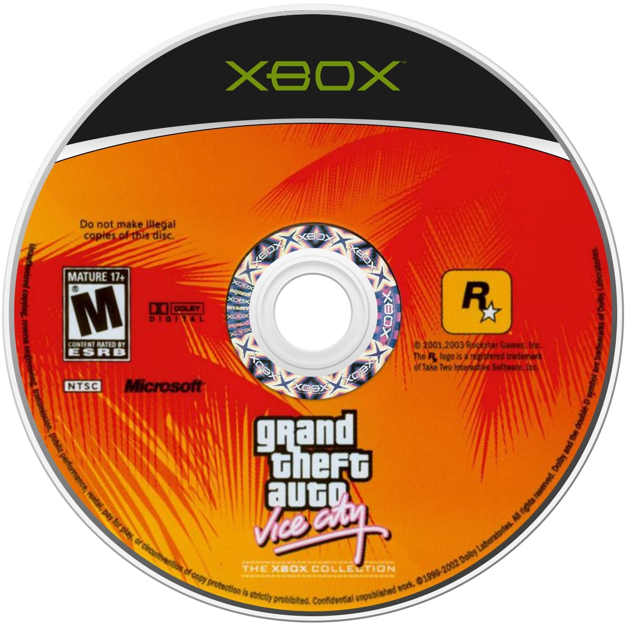 Grand Theft Auto: Vice City Xbox - Video Game - Used - CaveGamers - Image 3