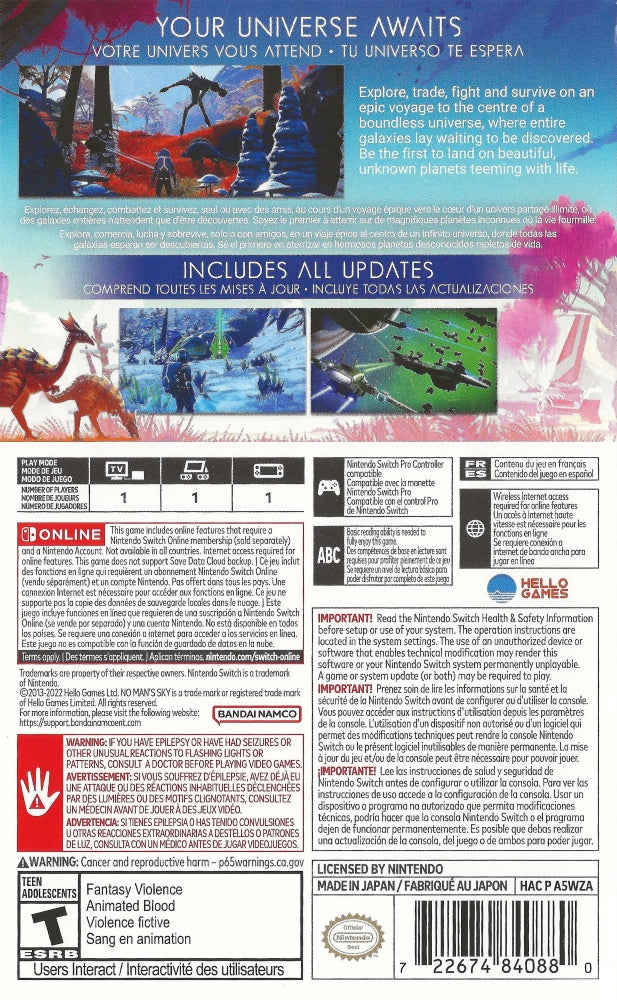 No Man's Sky Switch - Video Game - Used - CaveGamers - Image 2