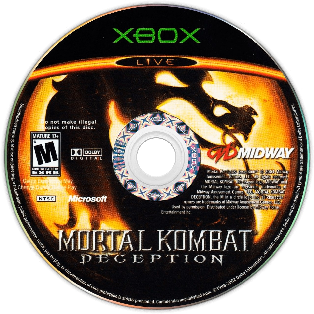 Mortal Kombat Deception Xbox - Video Game - Used - CaveGamers - Image 3