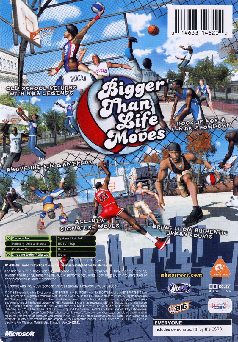 NBA Street Vol. 2 Xbox - Video Game - Used - CaveGamers - Image 2