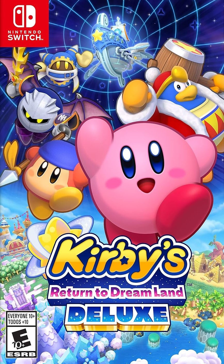 Kirby’s Return to Dream Land Deluxe Switch - Video Game - Used - CaveGamers