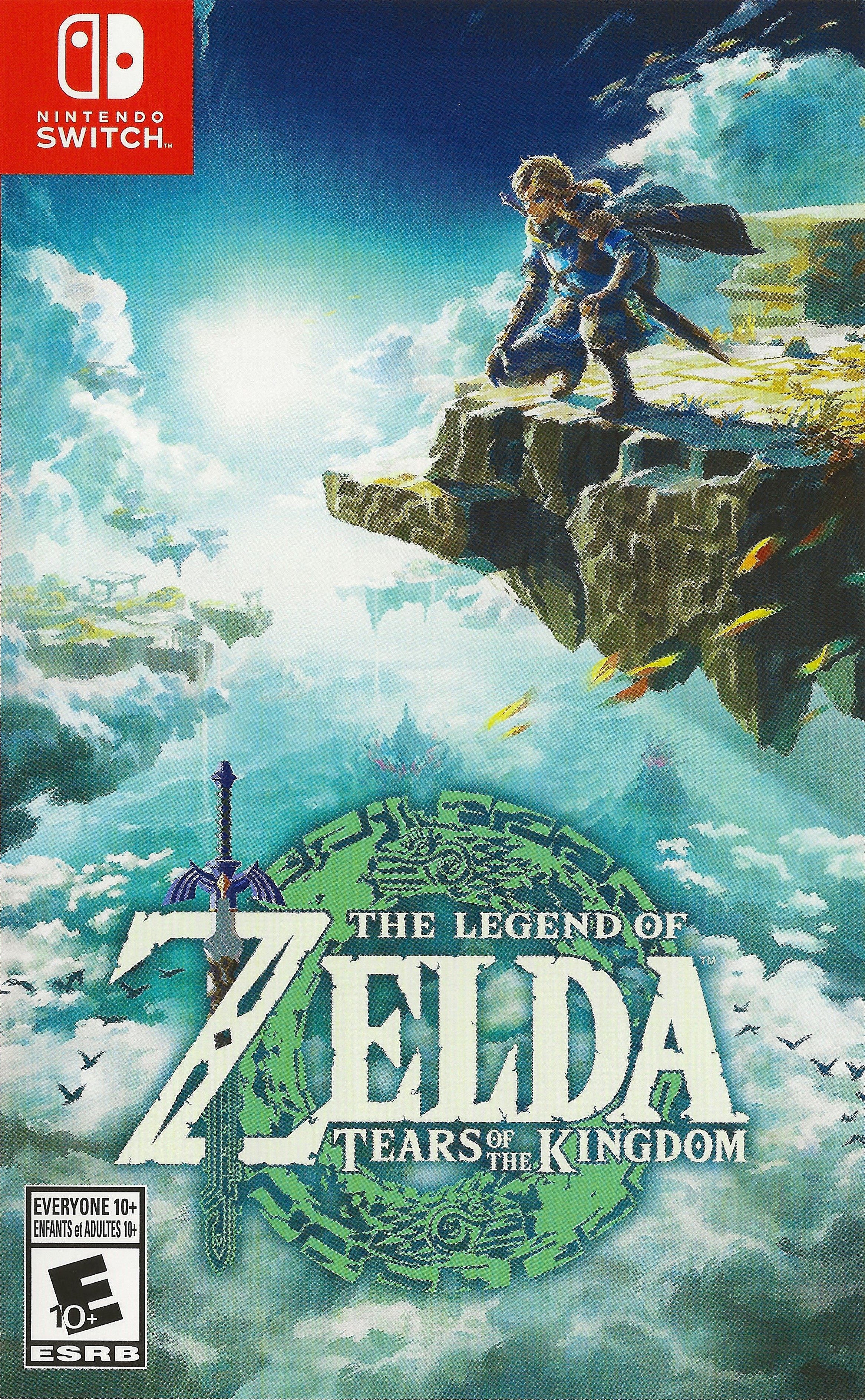 The Legend of Zelda: Tears Of the Kingdom Switch - Video Game - Used - CaveGamers
