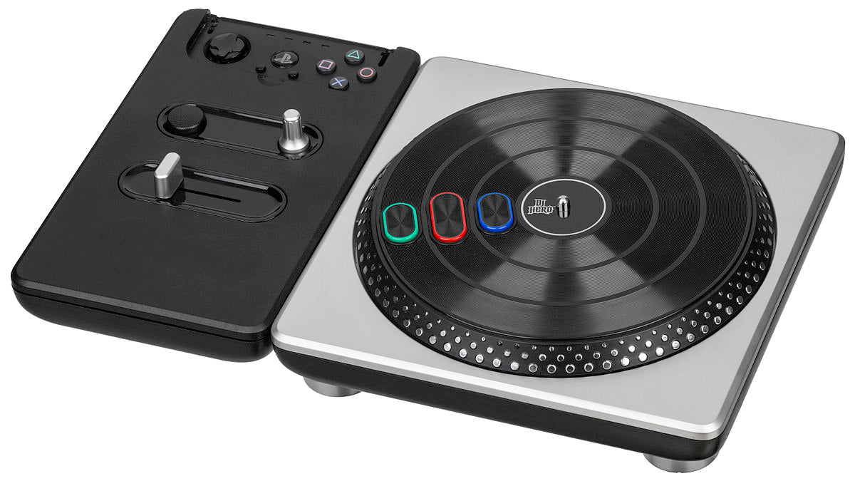 DJ Hero Wireless Turntable Controller for PS2 & PS3 Multiple - Video Game Accessory - Used - CaveGamers