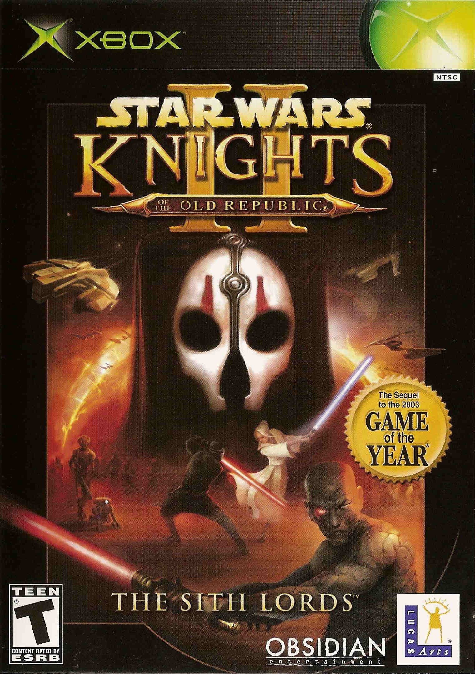 Star Wars Knights of the Old Republic II: The Sith Lords Xbox - Video Game - Used - CaveGamers
