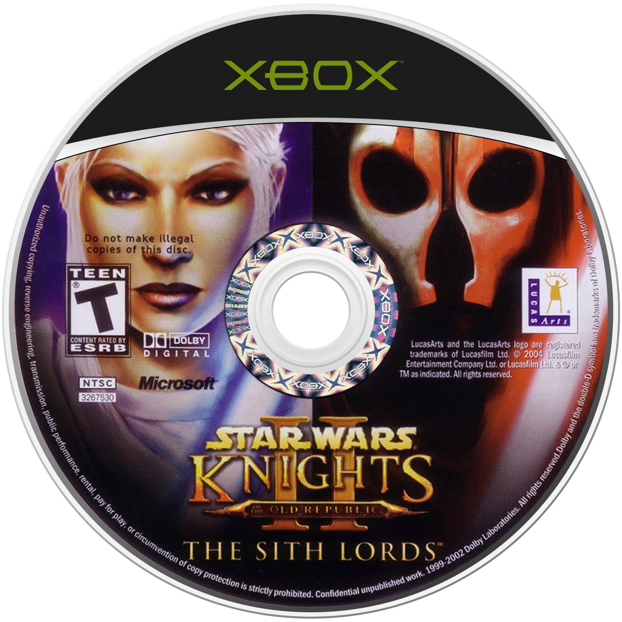 Star Wars Knights of the Old Republic II: The Sith Lords Xbox - Video Game - Used - CaveGamers - Image 3
