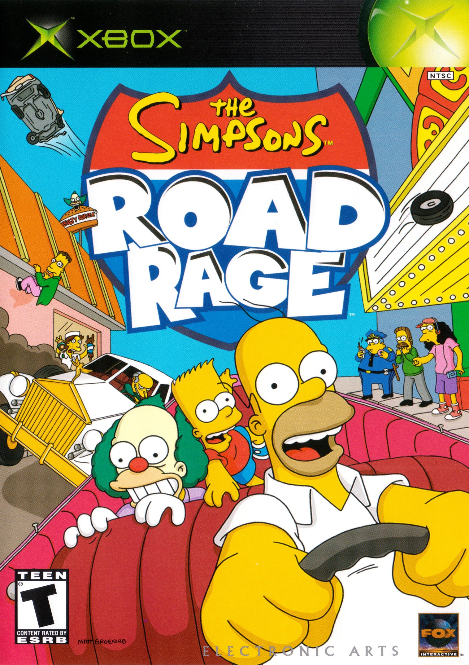The Simpsons Road Rage Xbox - Video Game - Used - CaveGamers