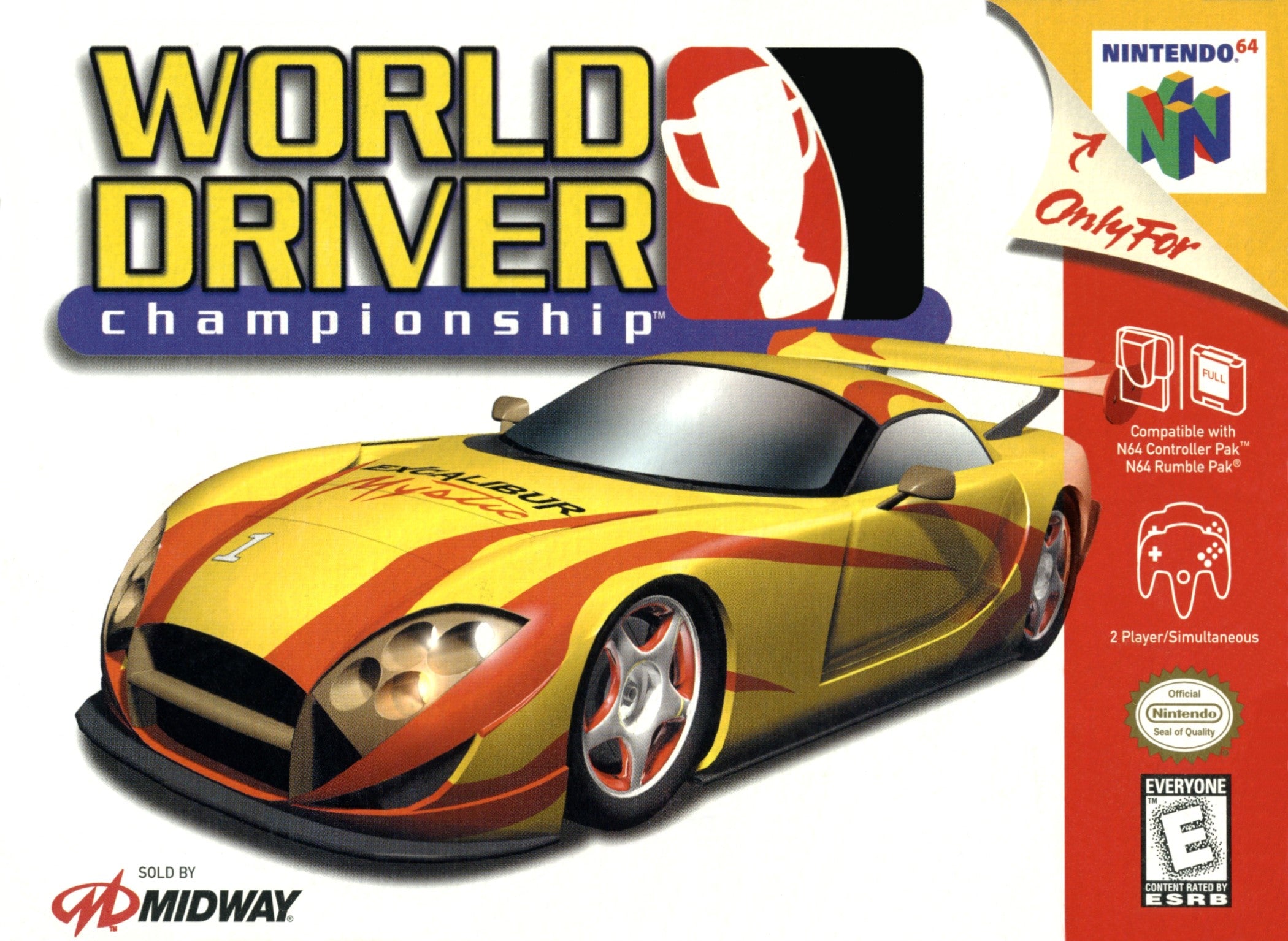 World Driver Championship N64 - Video Game - Used - CaveGamers