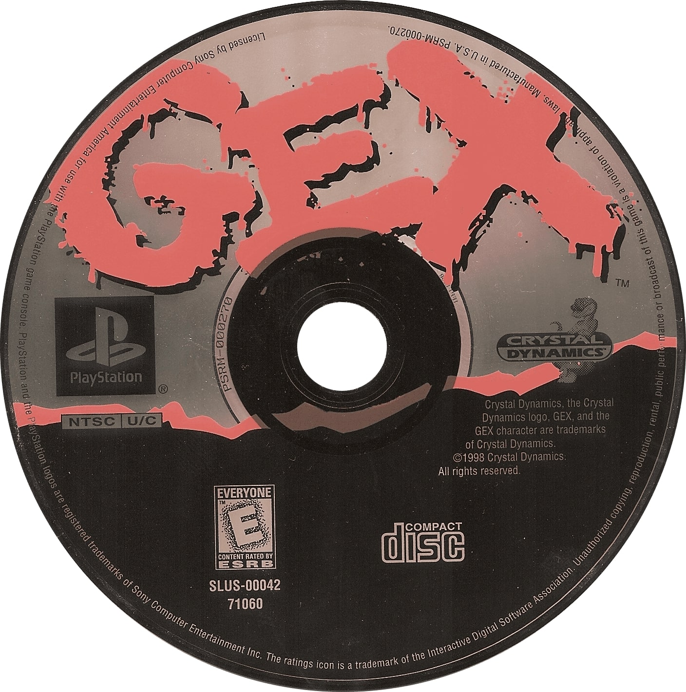 Gex Playstation - Video Game - Used - CaveGamers - Image 3