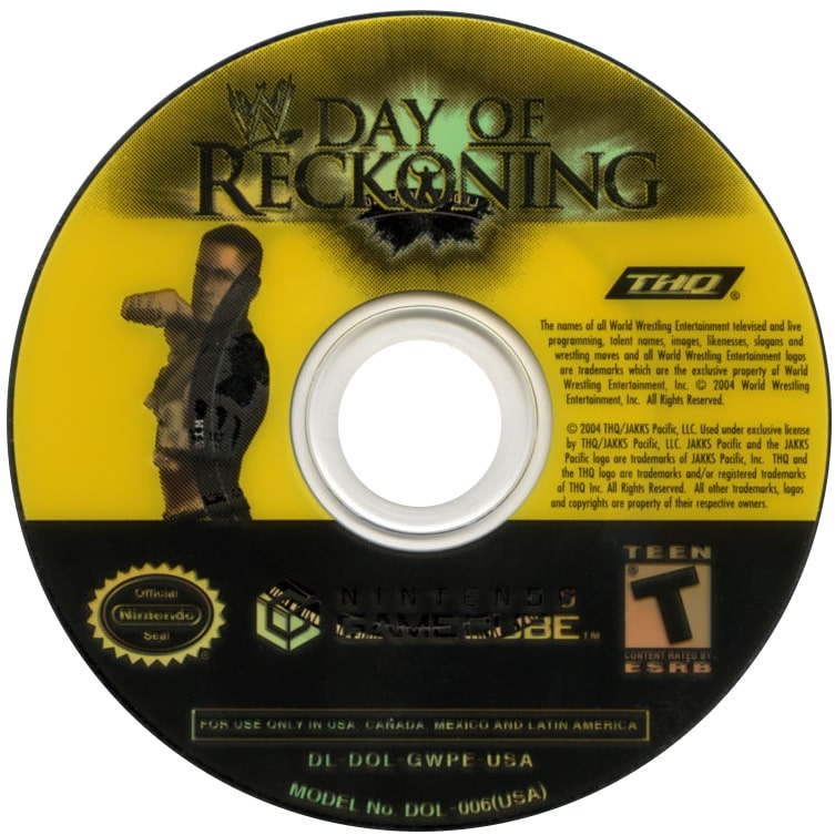 WWE Day of Reckoning GameCube - Video Game - Used - CaveGamers - Image 3