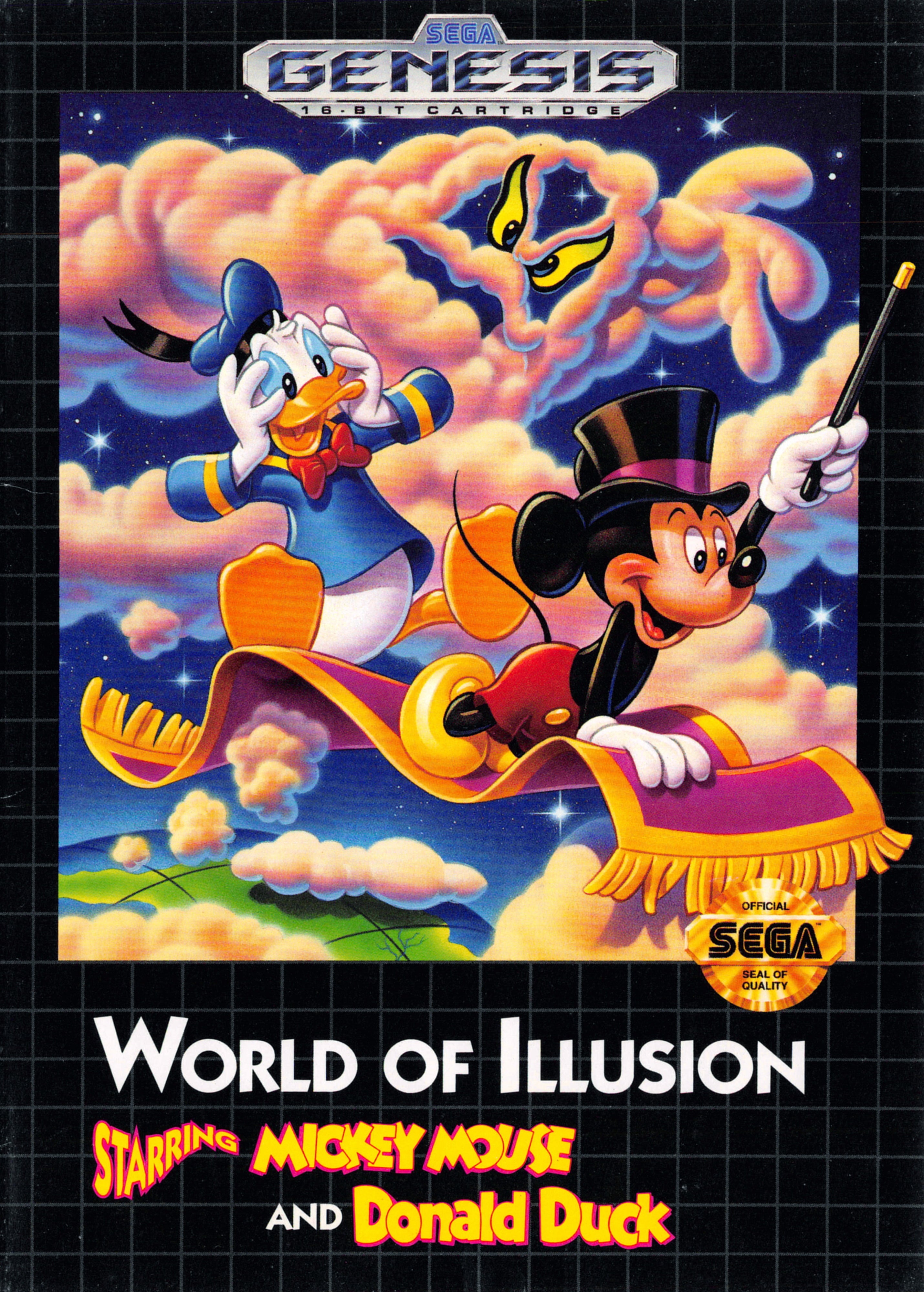 World of Illusion Starring Mickey Mouse and Donald Duck Genesis - Video Game - Used - CaveGamers