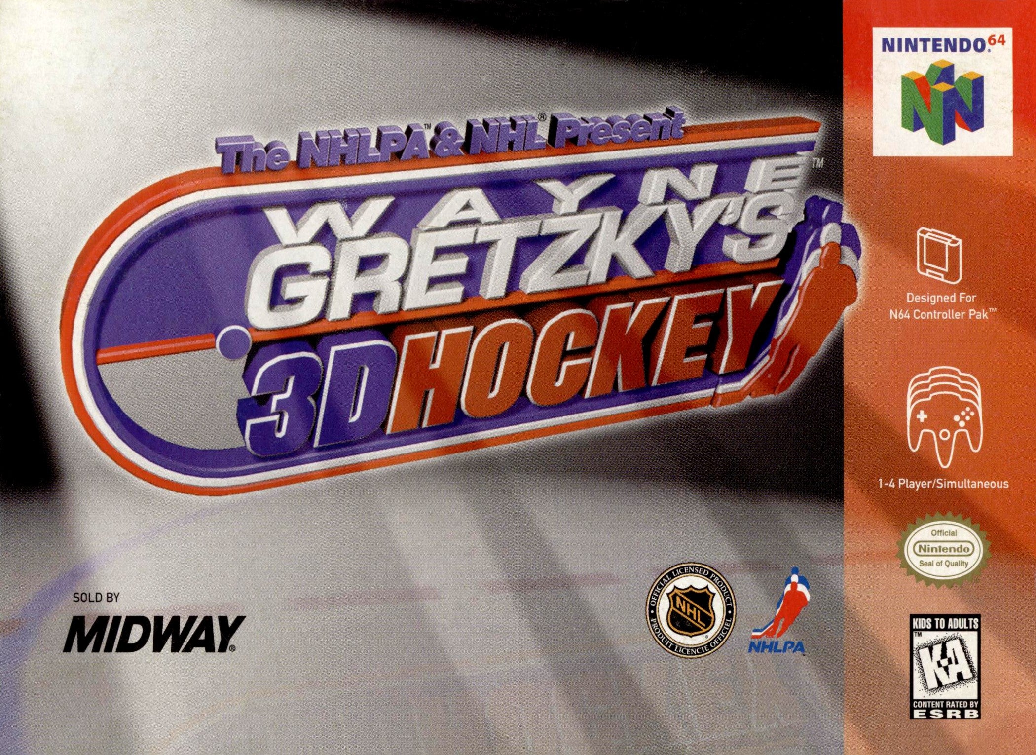 Wayne Gretzky's 3D Hockey N64 - Video Game - Used - CaveGamers