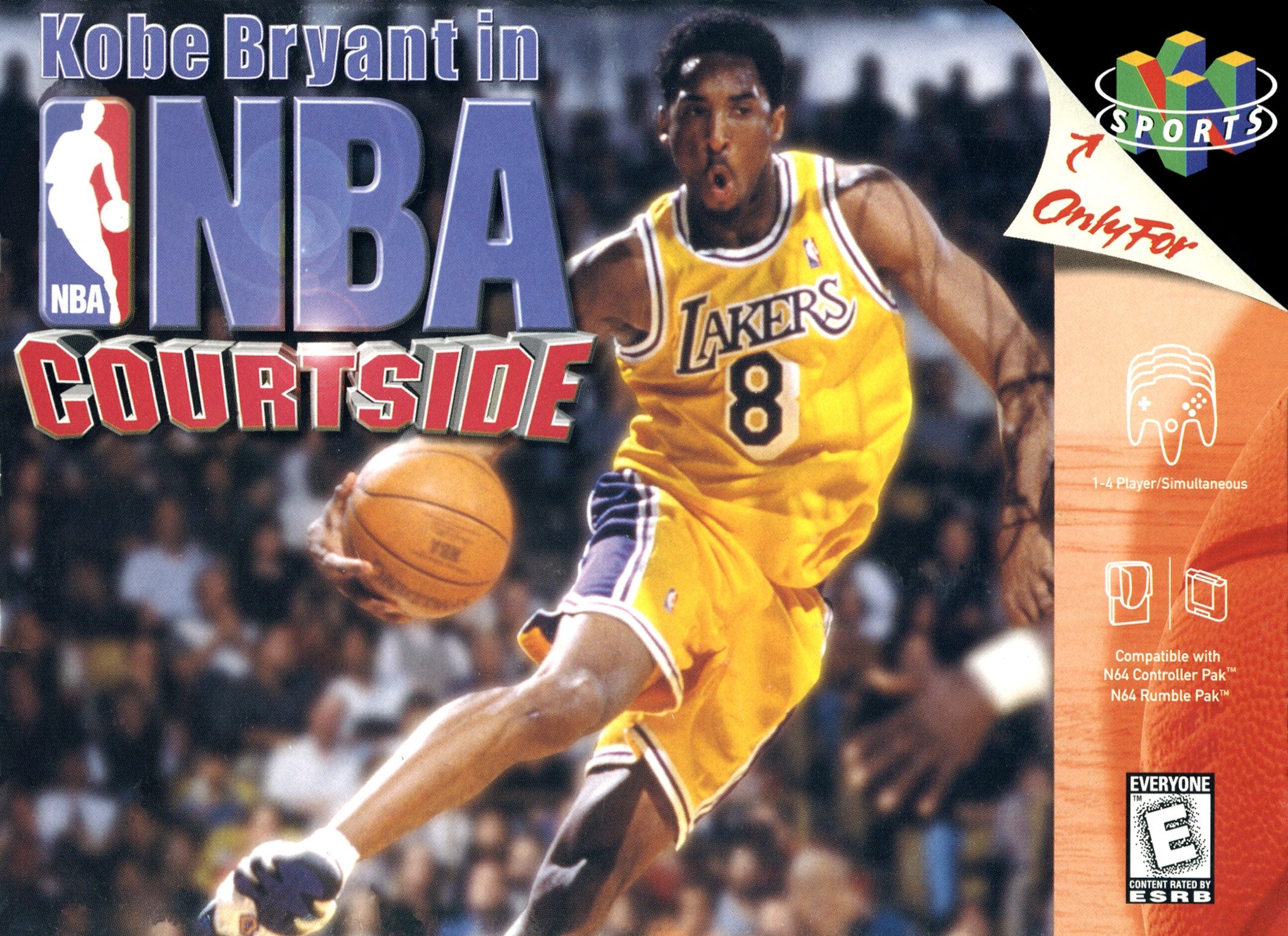 Kobe Bryant In NBA Courtside N64 - Video Game - Used - CaveGamers