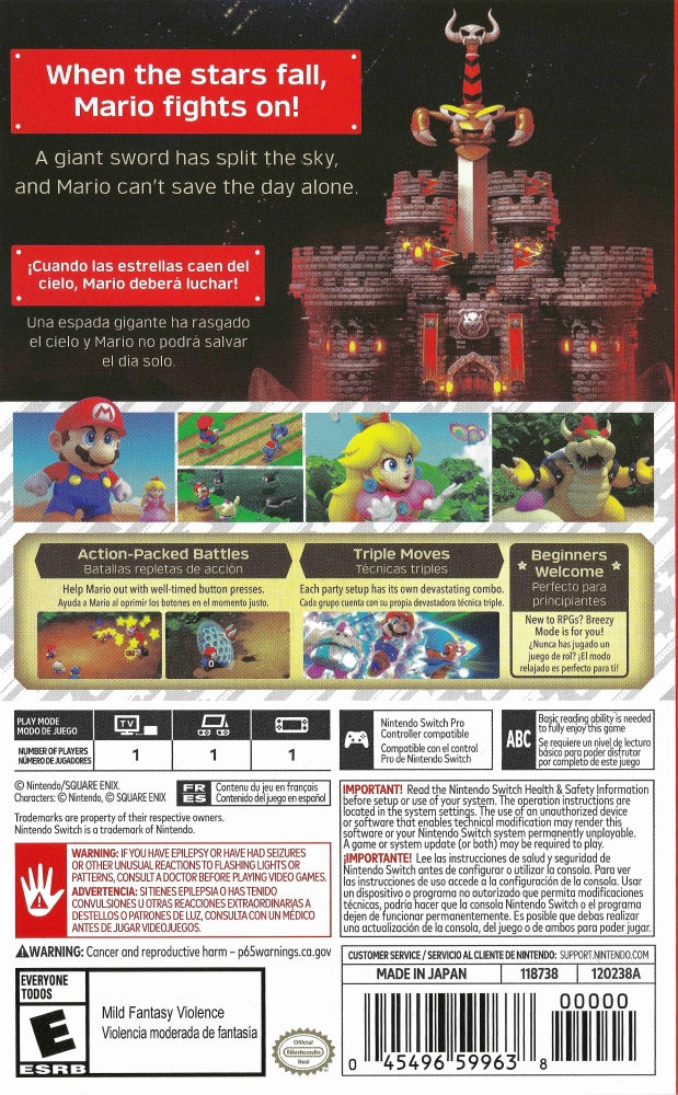 Super Mario RPG Switch - Video Game - Used - CaveGamers - Image 2