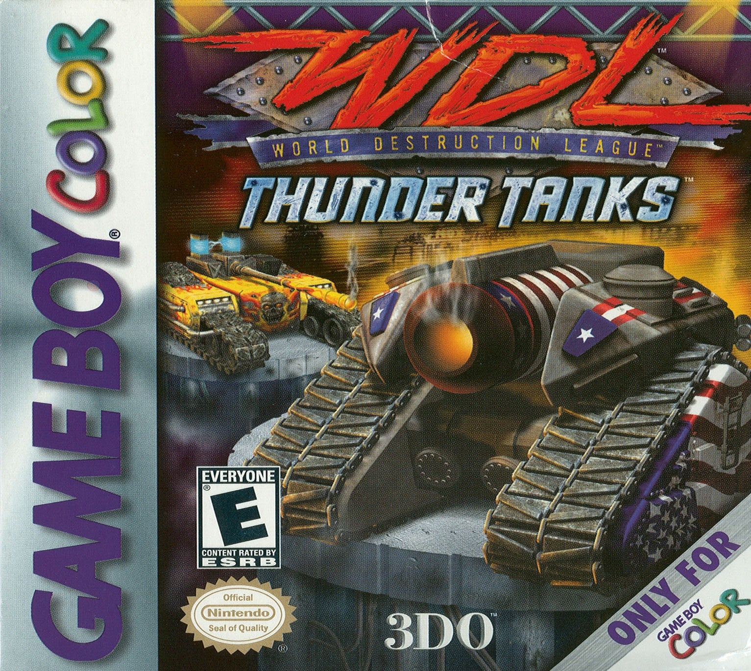 World Destruction League: Thunder Tanks Game Boy Color - Video Game - Used - CaveGamers