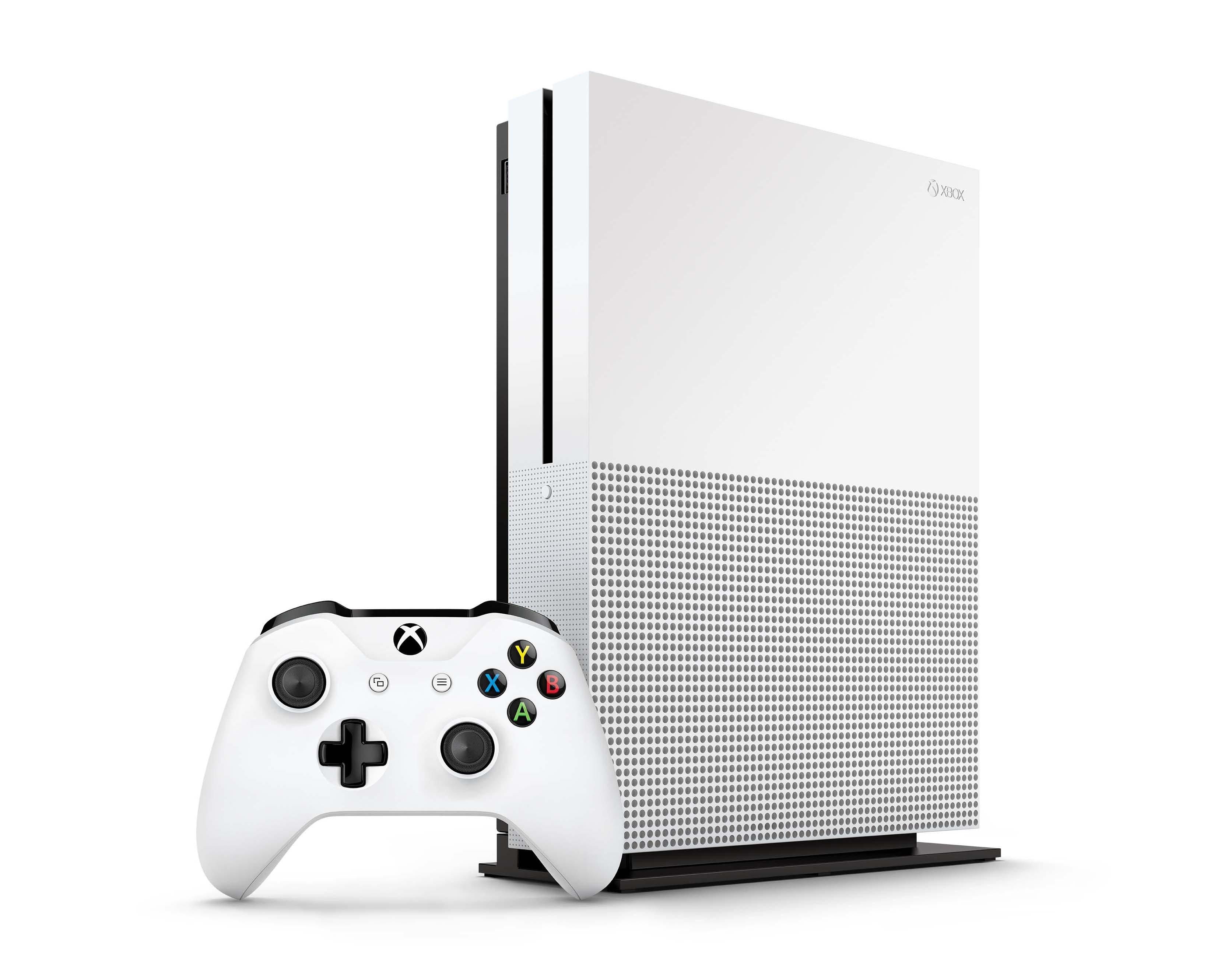Xbox One S 500GB Console - White - Video Game System - Used - CaveGamers
