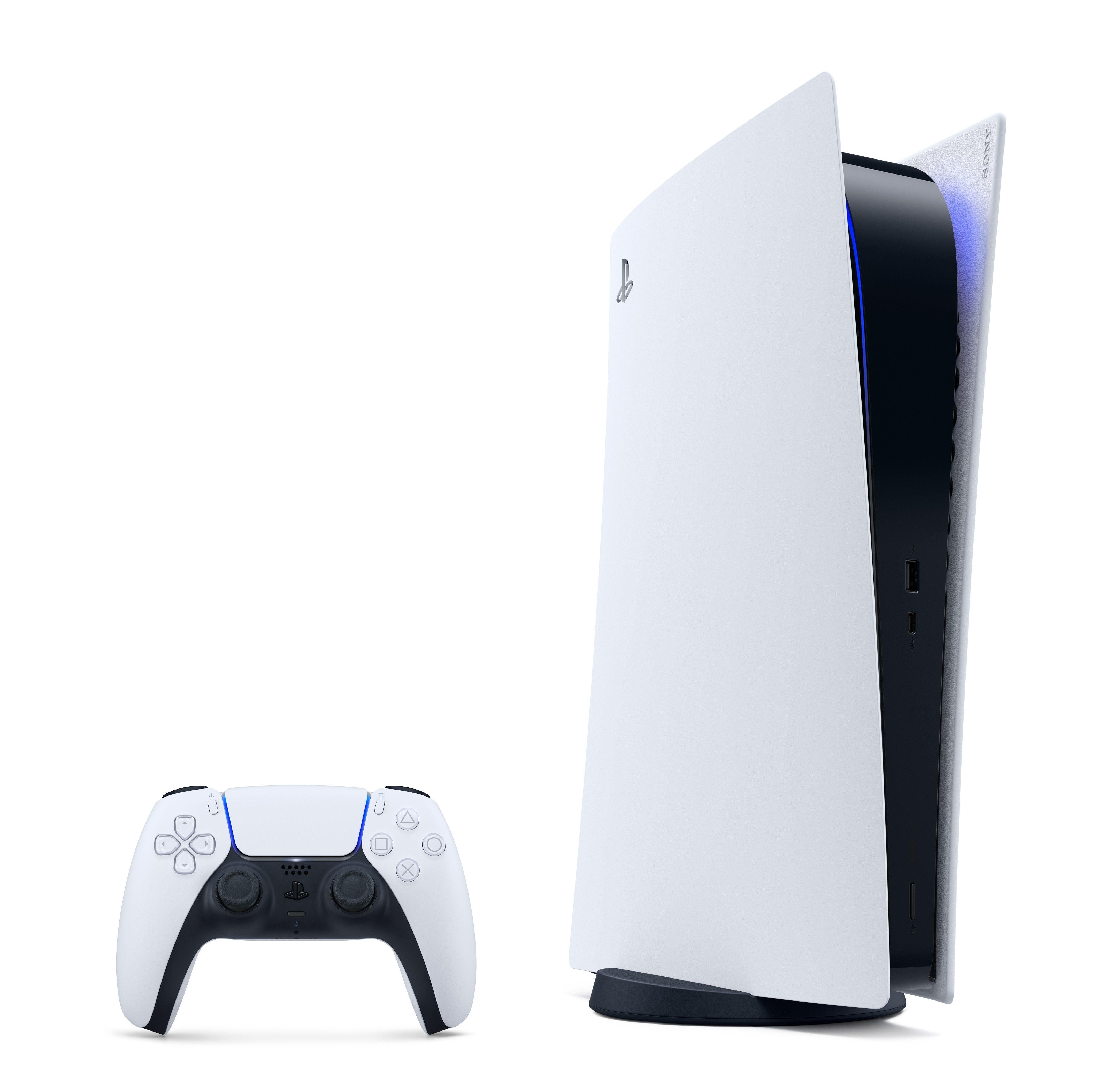 PlayStation 5 Console - Digital Edition PS5 - Video Game System - Used - CaveGamers