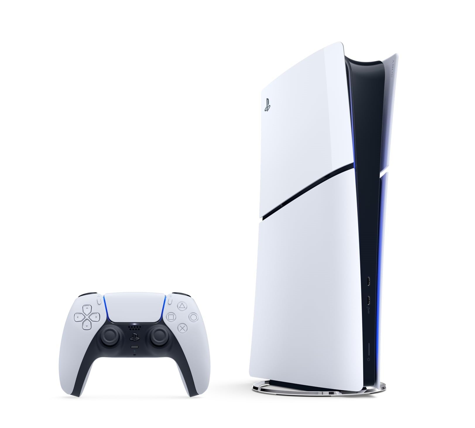 PlayStation 5 Slim Console - Digital Edition PS5 - Video Game System - Used - CaveGamers