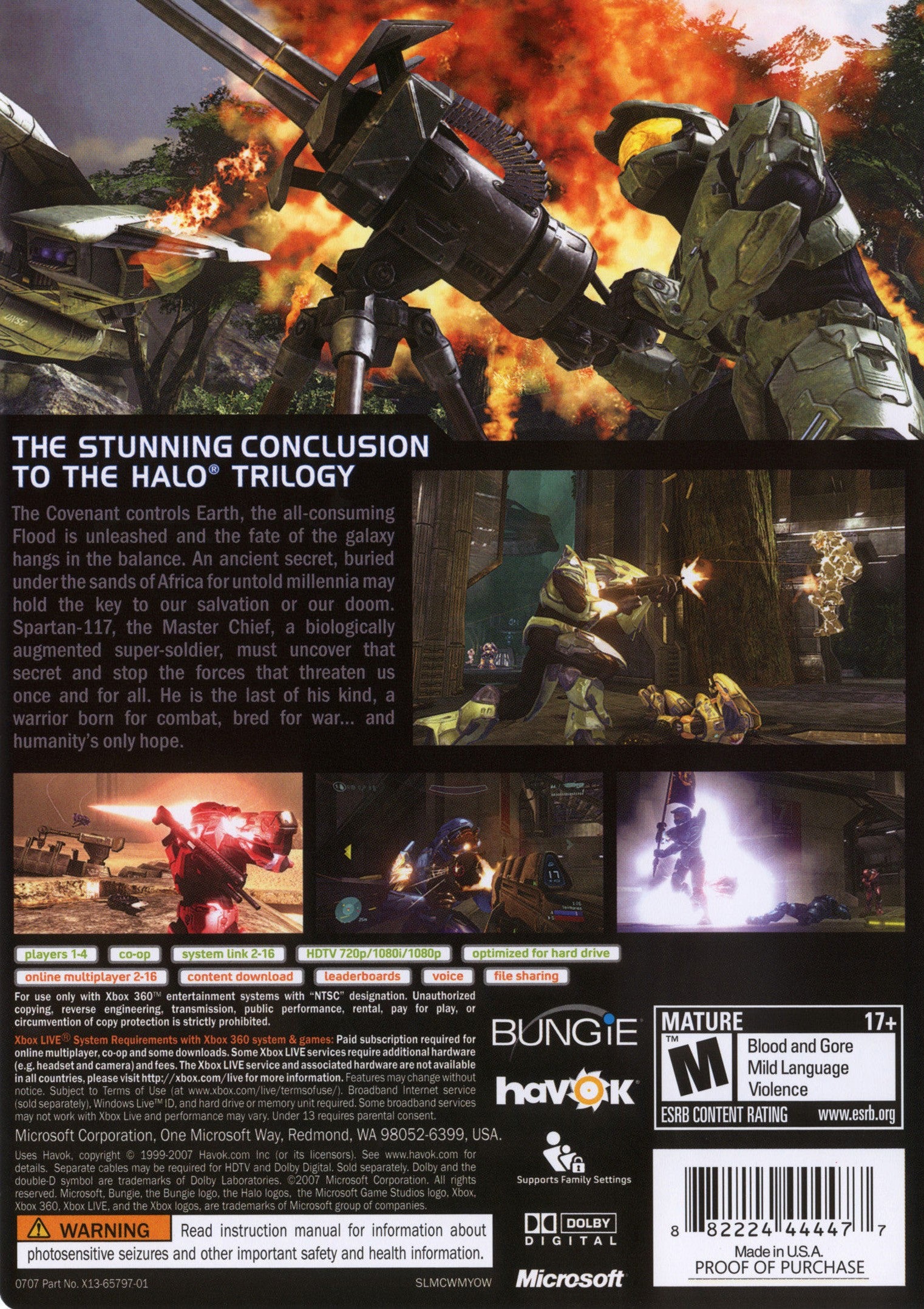 Halo 3 Xbox 360 - Video Game - Used - CaveGamers - Image 2