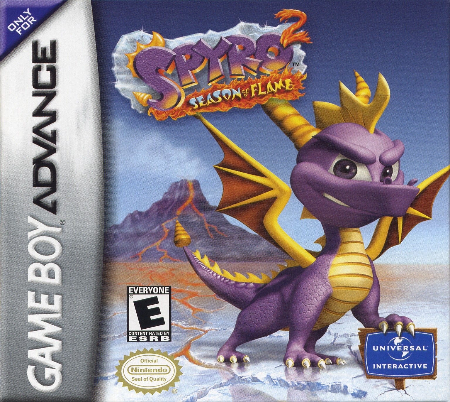 Spyro 2: Season of Flame Game Boy Advance - Video Game - Used - CaveGamers