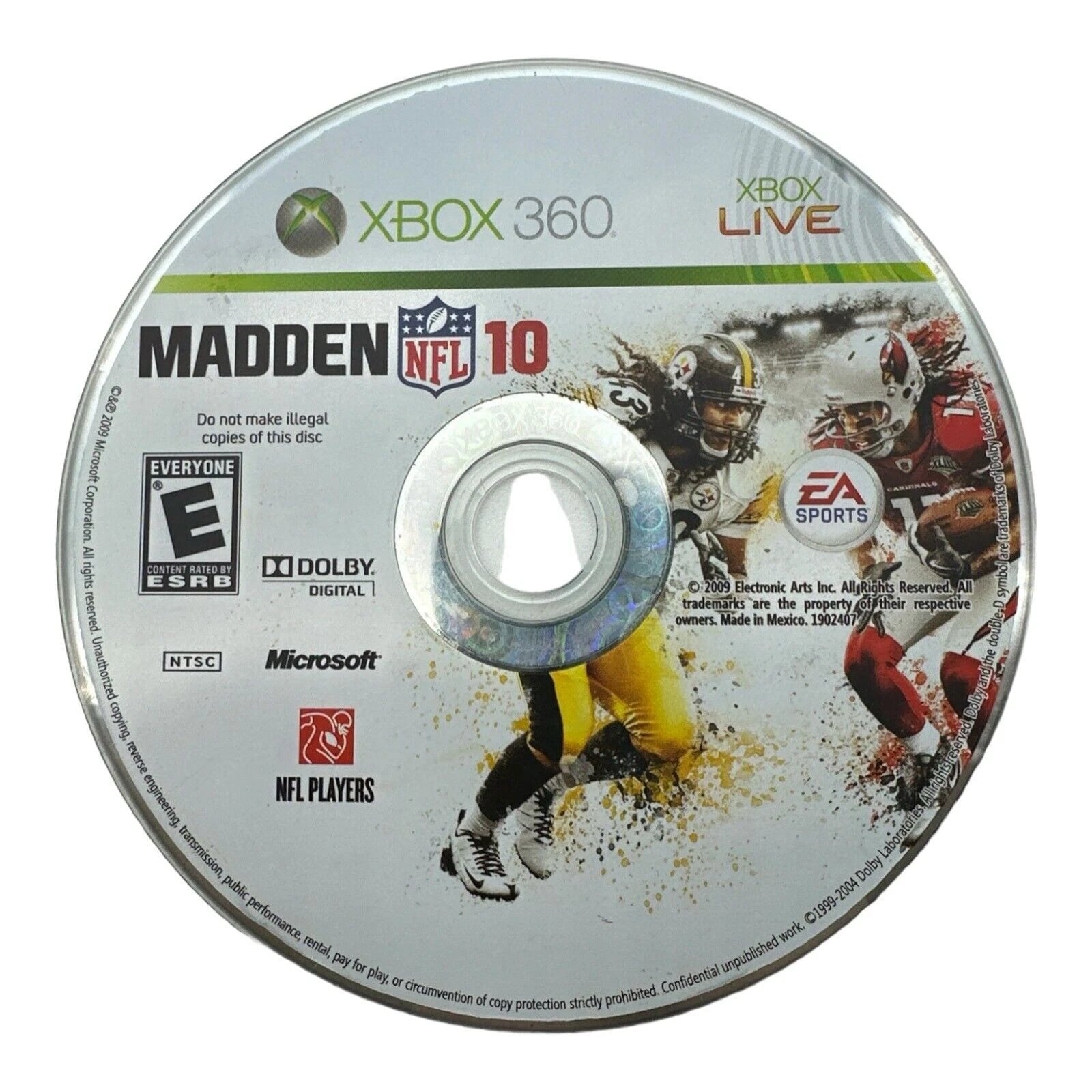 Madden 10 Xbox 360 - Video Game - Used - CaveGamers - Image 3