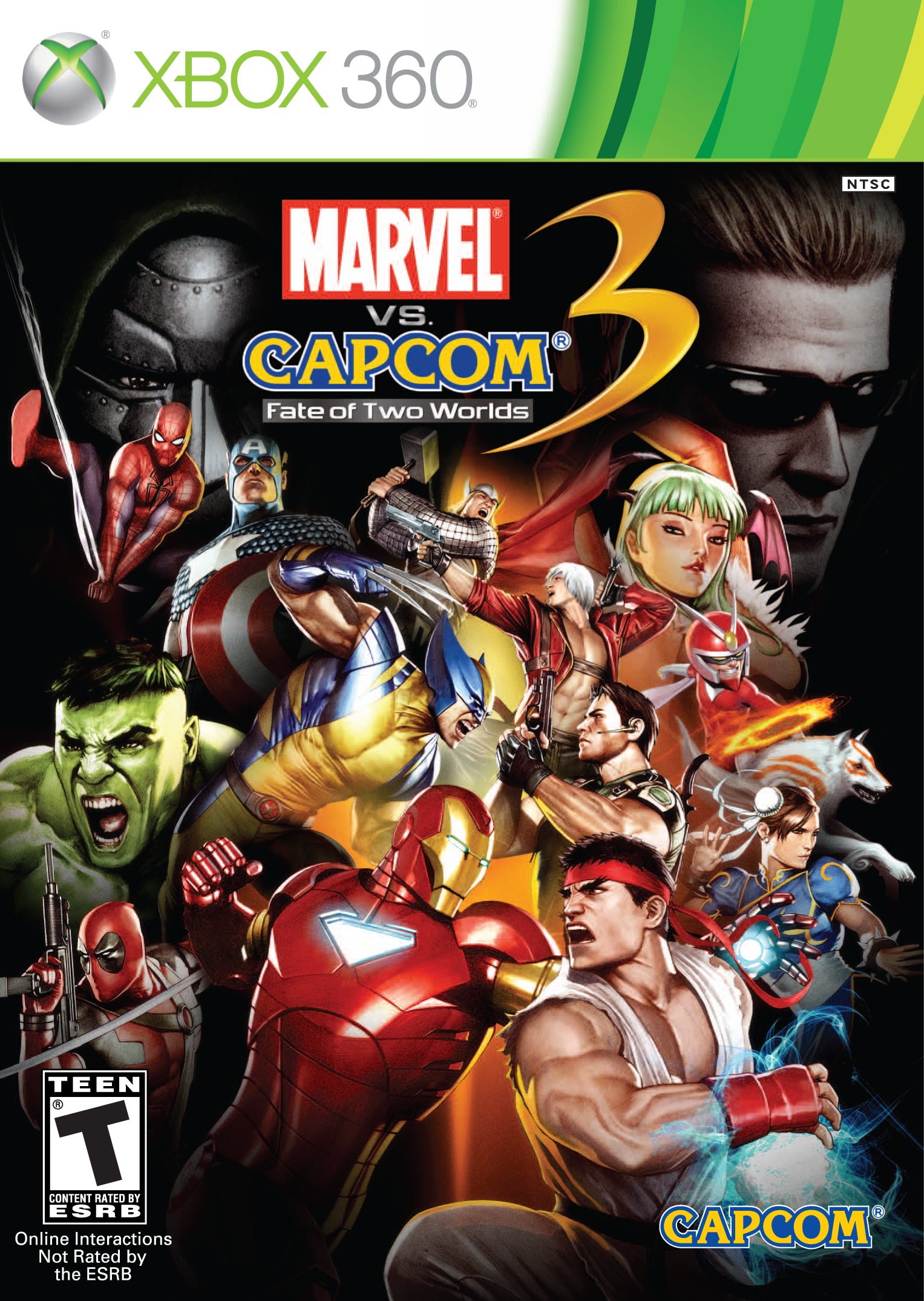 Marvel Vs. Capcom 3 Fate of Two Worlds Xbox 360 - Video Game - Used - CaveGamers