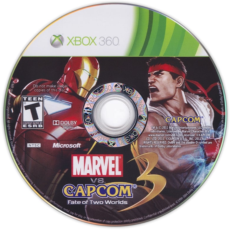 Marvel Vs. Capcom 3 Fate of Two Worlds Xbox 360 - Video Game - Used - CaveGamers - Image 3