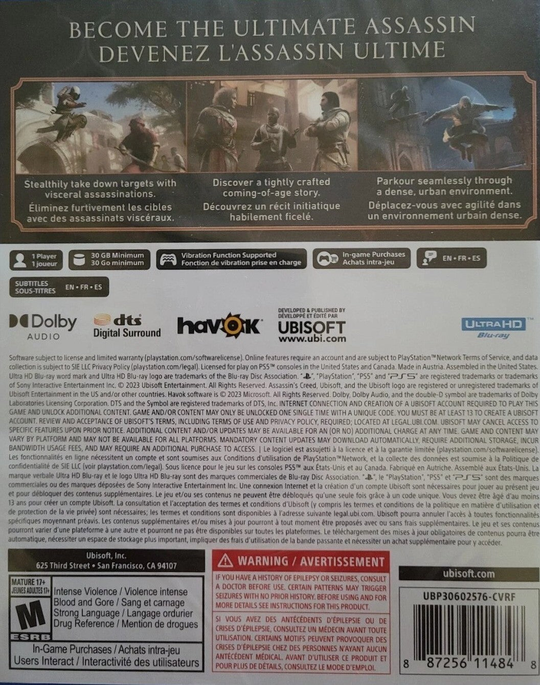 Assassin's Creed: Mirage PS5 - Video Game - Used - CaveGamers - Image 2