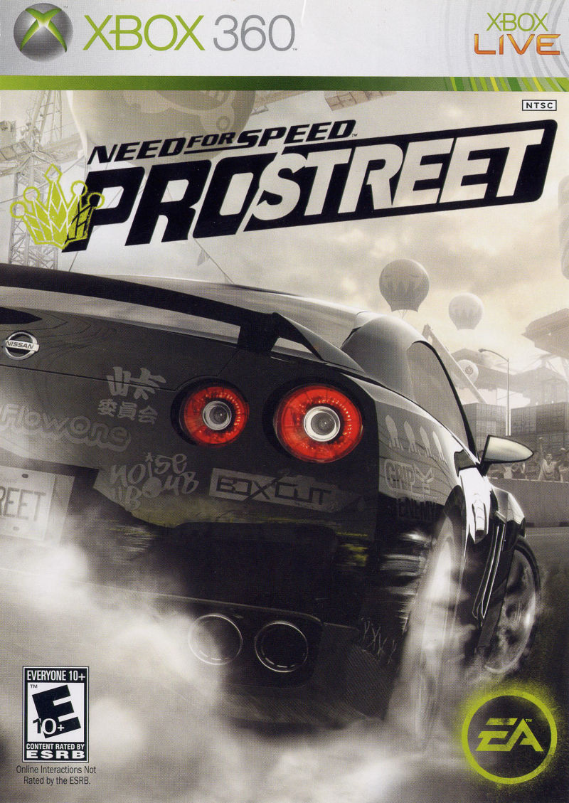 Need For Speed Pro Street Xbox 360 - Video Game - Used - CaveGamers