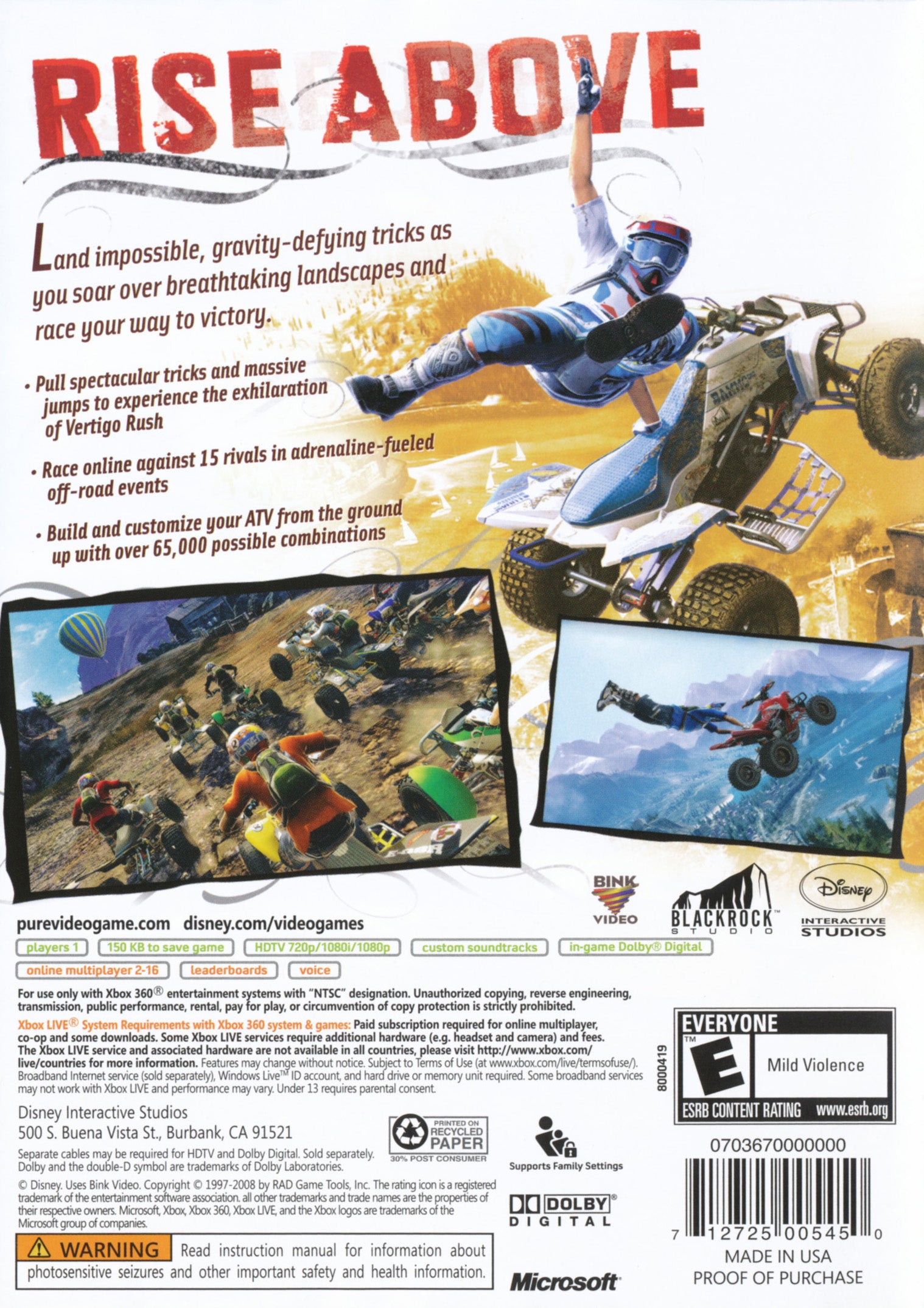 Pure Xbox 360 - Video Game - Used - CaveGamers - Image 2